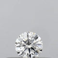 0.14ct Round Natural Diamond (Colour G, Clarity I1, Cut EX, IGI Certified)