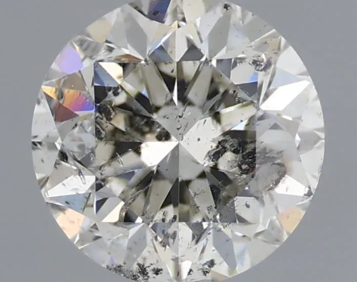 0.90ct Round Natural Diamond (Colour I, Clarity I1, Cut GD, IGI Certified)