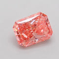0.98ct Heart Lab Grown Diamond (Colour Fancy Deep Orange, Clarity SI2, IGI Certified)