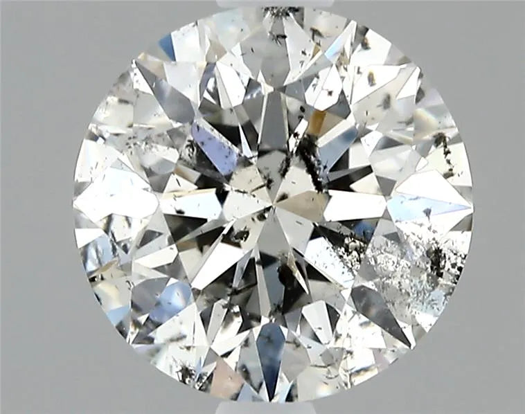 1.00ct Round Natural Diamond (Colour H, Clarity I1, Cut EX, Uncertified)