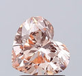 1.10ct Heart Lab Grown Diamond (Colour Fancy Orange, Clarity VS1, IGI Certified)