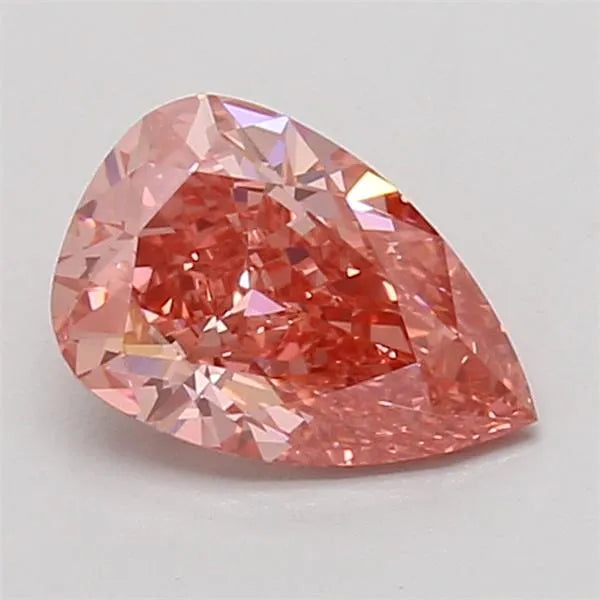 1.41ct Pear Lab Grown Diamond (Colour Fancy Vivid Pink, Clarity VVS2, IGI Certified)