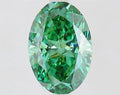 2.02ct Oval Lab Grown Diamond (Colour Fancy Vivid Green, Clarity VS1, IGI Certified)