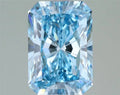 2.09ct Radiant Lab Grown Diamond (Colour Fancy Vivid Blue, Clarity VVS1, IGI Certified)