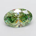 3.00ct Oval Lab Grown Diamond (Colour Fancy Intense Green, Clarity VVS1, IGI Certified)