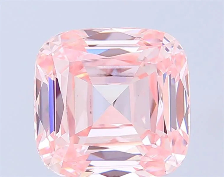 5.01ct Cushion Lab Grown Diamond (Colour Fancy Intense Pink, Clarity VVS2, IGI Certified)