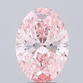 5.02ct Oval Lab Grown Diamond (Colour Fancy Vivid Pink, Clarity VVS2, IGI Certified)